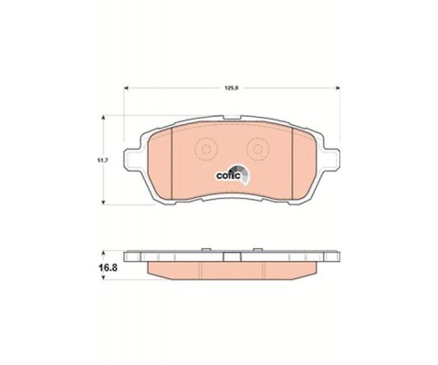 ÖN BALATA FIESTA VI 1.4-1.4TDCİ 1.6 TDCI 08 SWIFT 10 JUSTY 07 MAZDA II 07 SIRION 08