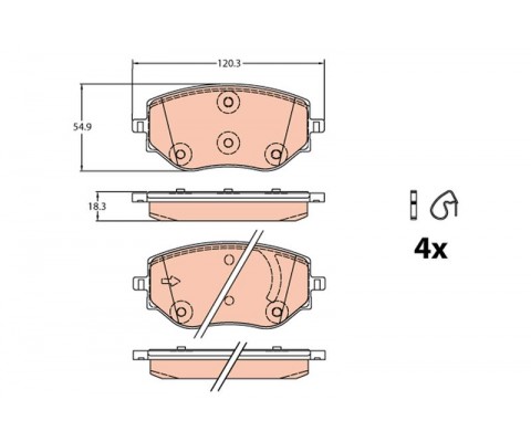ON FREN BALATASI CLIO V 19 TALIANT 21 MICRA V 18 1.0 SCE 1.0 TCE 1.5 BLUE DCI