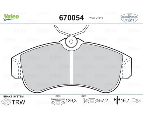 ÖN BALATA ALMERA II N16 1.5 1.8 2.0Dİ 00 1.5DCİ 03 PRIMERA P10 1.6 2.0GT 90-96 P11 1.6