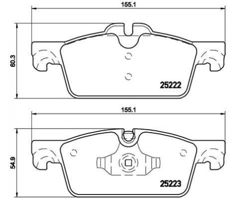 ÖN FREN BALATASI PEUGEOT P508 10 18 1.6 VTI 1.6 THP 1.6HDI 2.0HDI 2.2HDI 283mm CAP