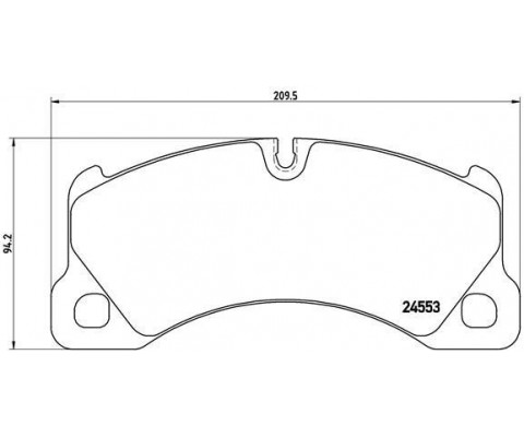 ÖN BALATA VW TOUAREG 6.0 W12- 5.0 R50 TDI 04 10 14 CAYENNE 02 10 14 PANAMERA 09
