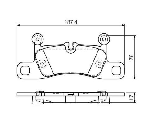 ARKA BALATA VW TOUAREG 3.6 V6 FSI-3.0 V6 TSI 4.2 10 CAYENNE 3.0D 4.8 10 14 911 3.4 11