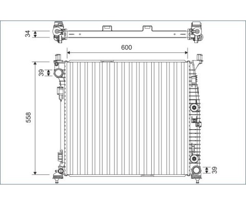 MOTOR SU RADYATORU MERCEDES W166 X166 C292