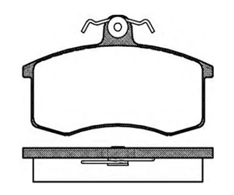 ÖN BALATA SAMARA 1.1-1.3-1.5 85-97 FTE KIRMIZI KUTU