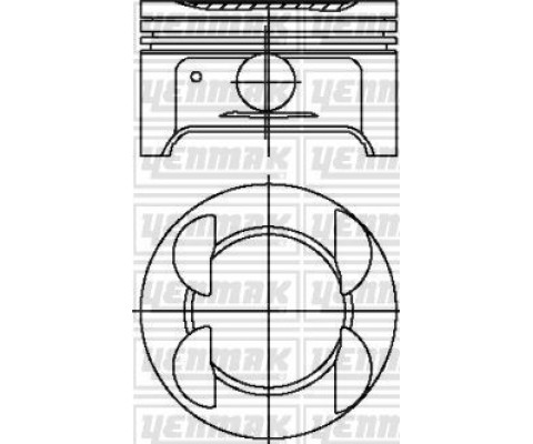 PISTON SEGMAN STD 7900MM FOCUS II 04 11 C MAX 05 11 MONDEO IV 07 14 16 ZETEC S EFI 100PS-115PS-123PS