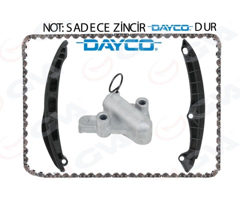 EKSANTRİK ZİNCİR SETİ GOLF5/6-JETTA-PASSAT-SCIROCCO-A3-LEON 1.6 FSI BLF - 1.4 TSI CAXA-BMY-BLG