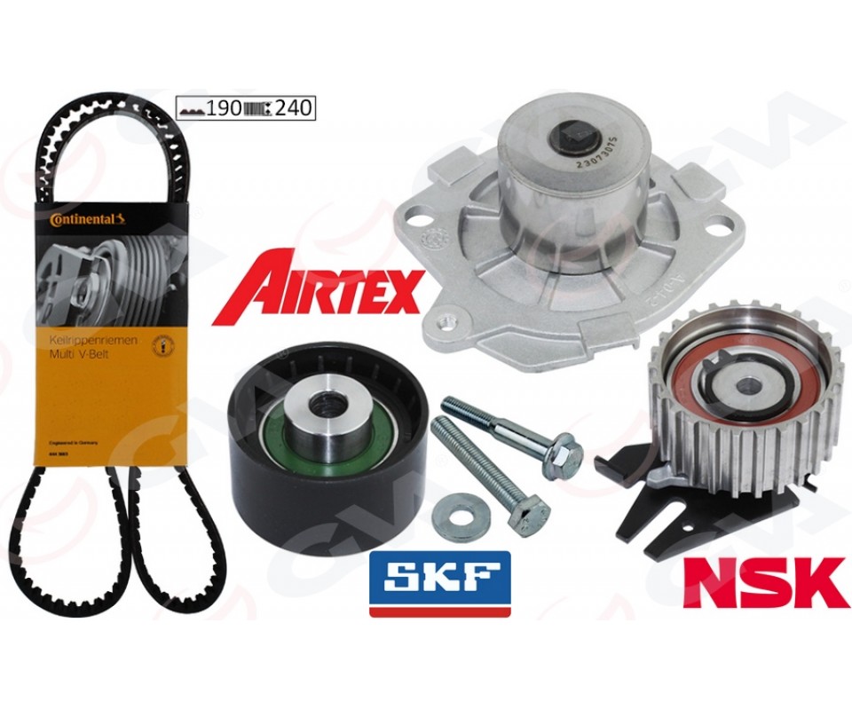 DEVİRDAİMLİ EKSANTRİK GERGİ KİTİ 190x240 BRAVO 96>DOBLO 01>MAREA 99-02 -IDEA 04>1.9JTD KTB317