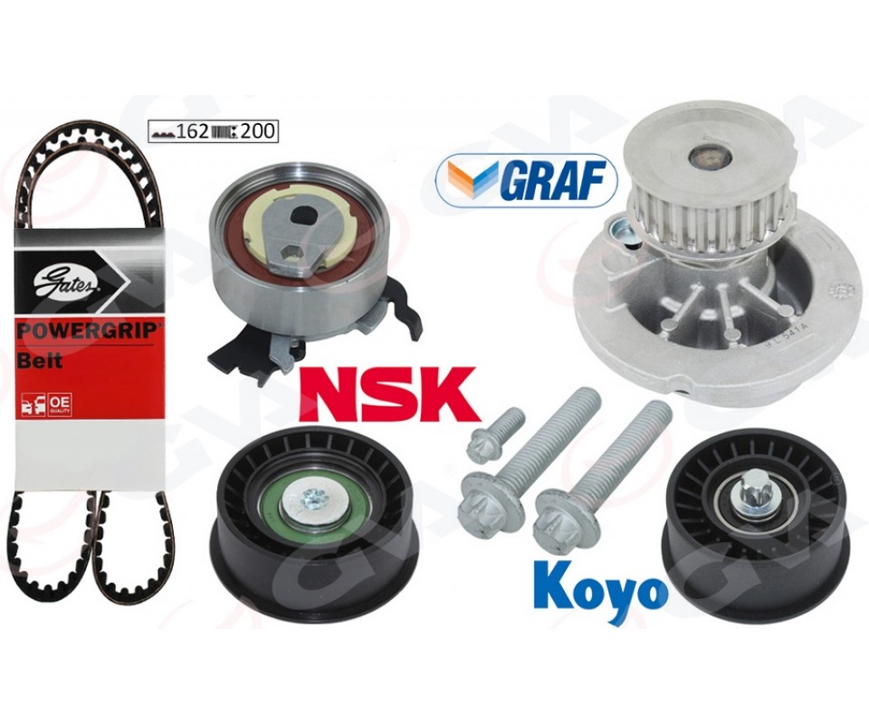 DEVİRDAİMLİ EKSANTRİK GERGİ KİTİ ASTRA G-CORSA C-VECTRA C-MERIVA A-ZAFIRA A 1.4-1.6-1.8 16V Z16-14XE