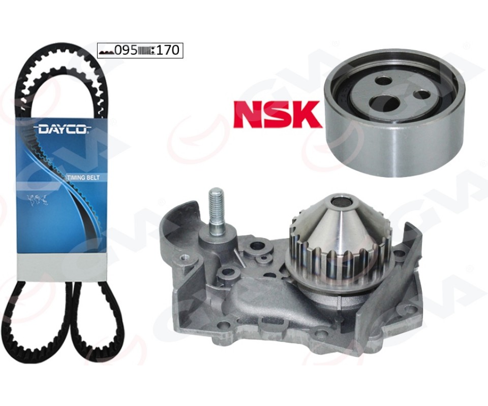 DEVİRDAİMLİ EKSANTRİK GERGİ KİTİ RENAULT CLIO I 90>98 R19 88>95 MEGANE I 96>99 095x170 1.2-1.4-1.6