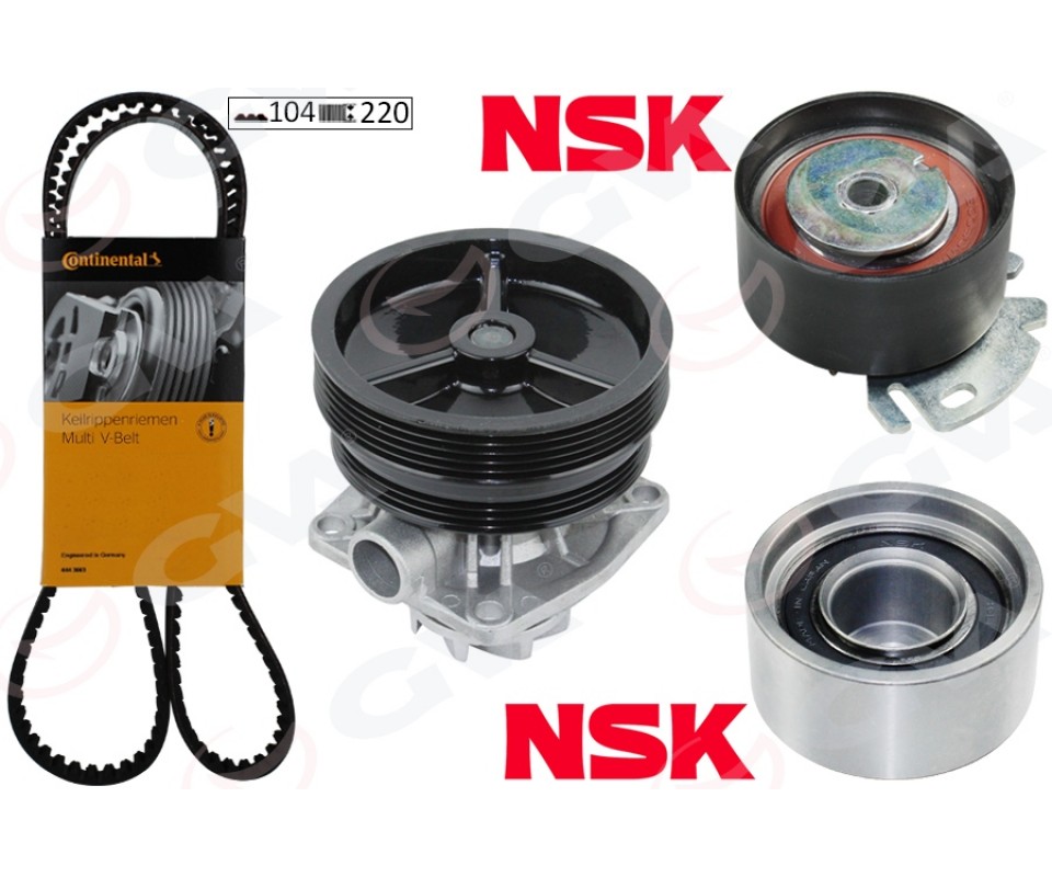 DEVİRDAİMLİ EKSANTRİK GERGİ KİTİ 158x254 BRAVA 95-01 -DOBLO 01- -PALIO-ALBEA 96- -MAREA 97-02 1.6