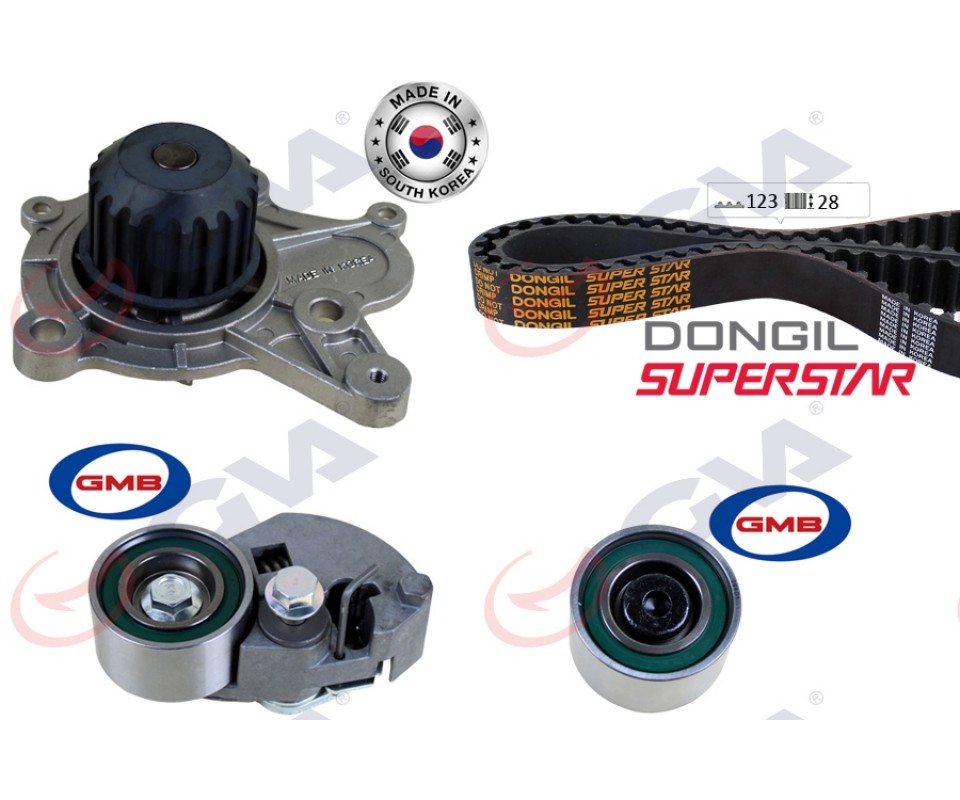 TRİGER KAYIŞ SETİ DEVİRDAİM HYUNDAI ACCENT ADMIRE GETZ MATRIX 1.5L D3EA CRDİ 02-05 / SANTAFE 2.0L CRDİ 01-05 / SONATA 2.0L D4EA CRDİ DİZEL 06-11 / KIA CARENS. CERATO