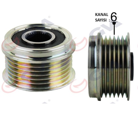 ALTERNATÖR KASNAĞI ASTRA H-COMBO C-CORSA C-D-MERIVA 1.3 CDTI-DOBLO-GRANDE PUNTO-LINEA 1.3 MTJ