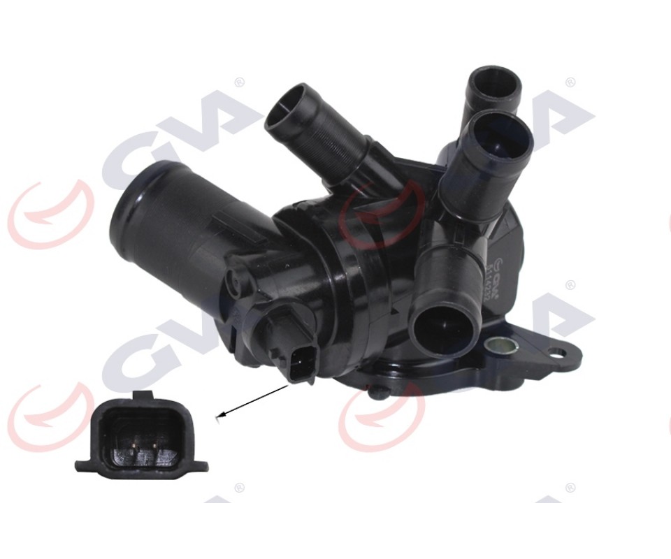 TERMOSTAT 95 C KOMPLE RENAULT CLIO IV 12> CAPTUR 13>MEGANE IV 15> DACIA DUSTER 13> DOKKER 12> NISS AN QASHQAI II J11 15> 1.2 TCe H5F