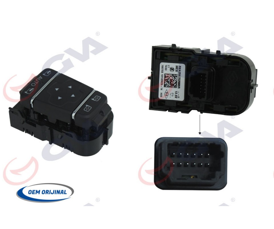 AYNA AYAR DÜĞMESİ CLIO 4 OTOMATİK KATLAMALI