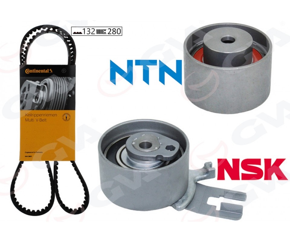 EKSANTRİK GERGİ KİTİ 132x280 VOLVO C30 C70 S60 S80 V70 > XC60 XC70 XC90 2.4TDI 20V K015580XS