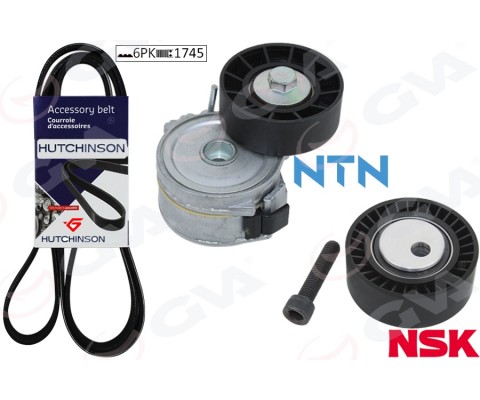ALTERNATÖR GERGİ KİTİ KÜTÜKLÜ C5 01-04 -XANTIA 99-03 -P206 00>P406 98-04 -P607 2.0HDİ K026PK1745