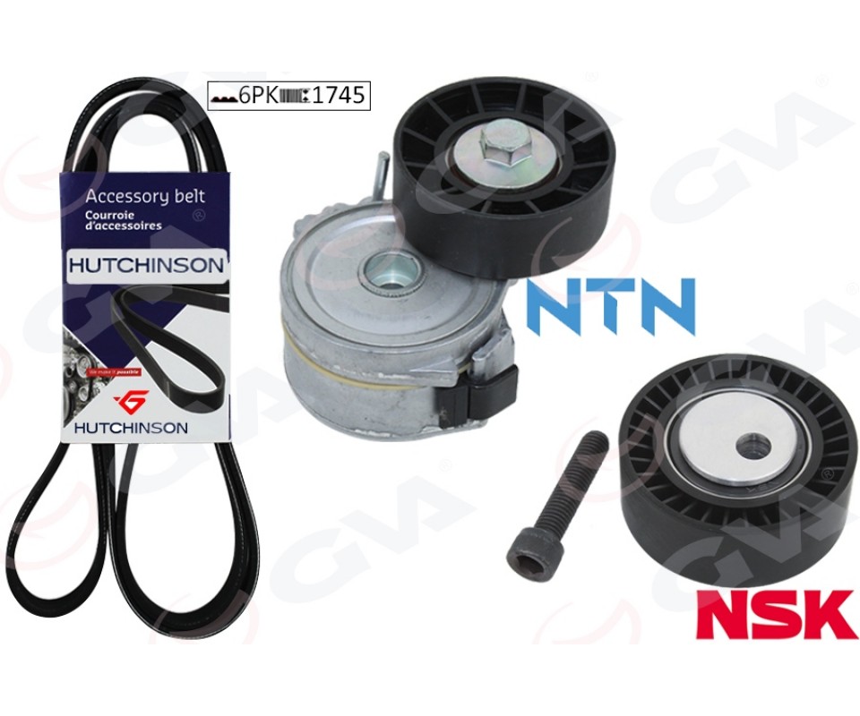 ALTERNATÖR GERGİ KİTİ KÜTÜKLÜ C5 01-04 -XANTIA 99-03 -P206 00>P406 98-04 -P607 2.0HDİ K026PK1745