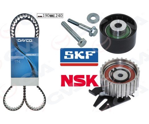 EKSANTRİK GERGİ KİTİ 190x240 BRAVO 96>DOBLO 01>MAREA 99-02 1.9JTD KTB458 KTB818 BEYAZ TEFLONLU