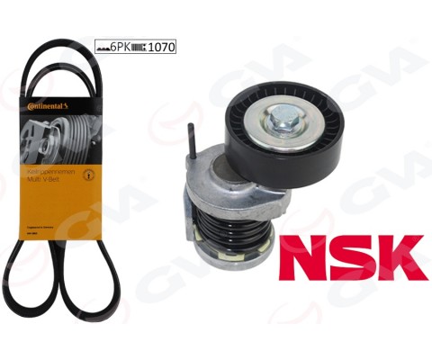 ALTERNATÖR GERGİ KİTİ KÜTÜKLÜ CADDY III 10>GOLF V-VI 07>PASSAT 05>1.6-2.0 TDİ 534016410