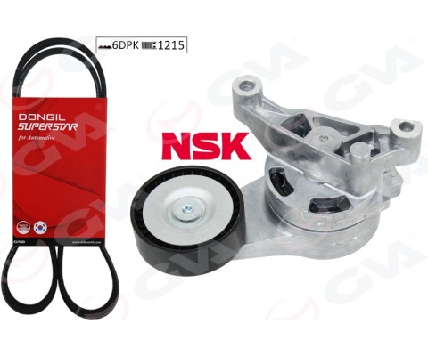 ALTERNATÖR GERGİ KİTİ KÜTÜKLÜ CADDY 04-10 BJB-BLS-GOLF V BXE-TRANSPORTER AXB 1.9 TDI 6DPK1215
