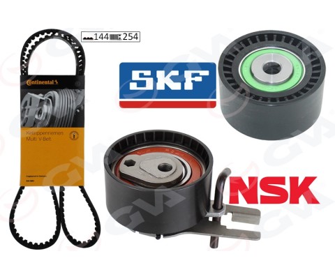 EKSANTRİK GERGİ KİTİ 144 DİŞ EURO4 P206-P307-C1-C2-C3-NEMO-BIPPER-FIESTA 02> 1.4 HDI-TDCI