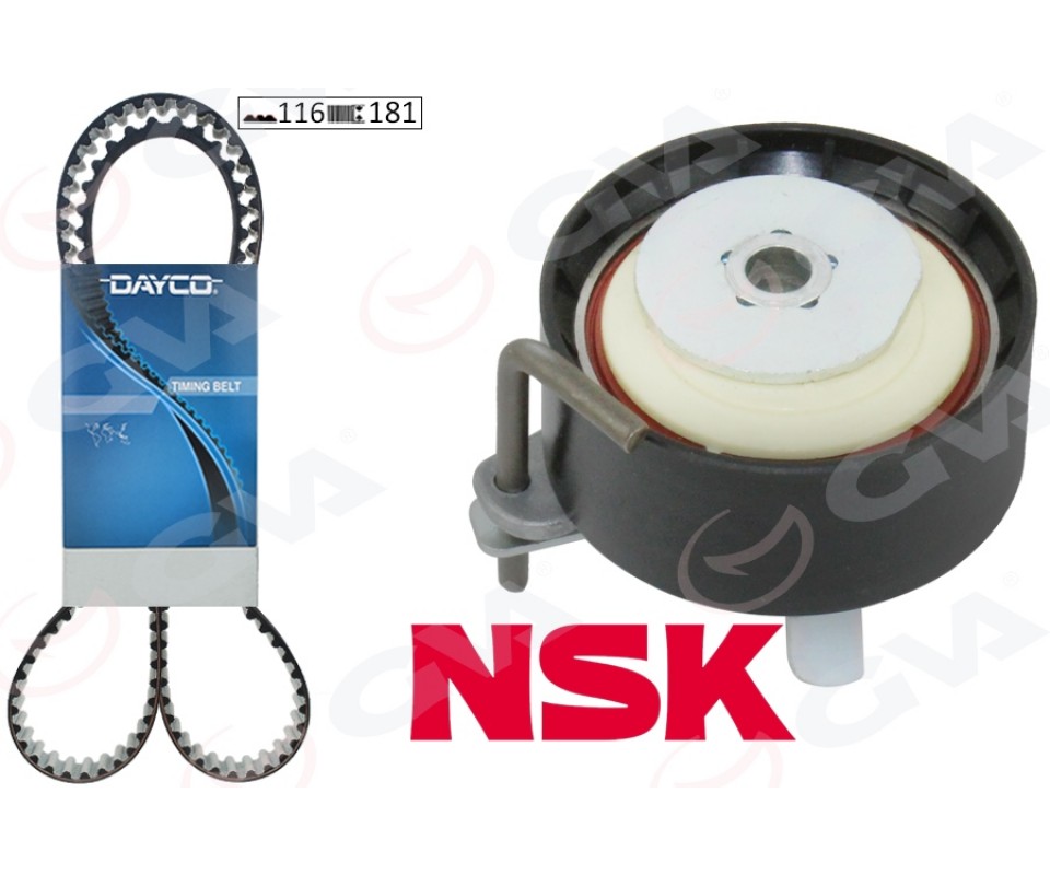 TRİGER SETİ FORD FİESTA-FOCUS-CMAX 12> 1.0 ECOBOOST DİŞ:116-GENİŞLİK:18 GENIS 18MM 46 DIS