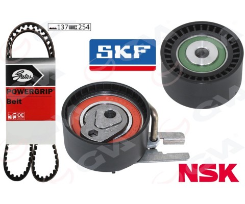 EKSANTRİK GERGİ KİTİ P206-P207-P307-P308-P407-P3008-EXPERT-PARTNER-BERLINGO-JUMPY-C2-C3-C4-C5- XSARA -FOCUS II-FIESTA V-VI VOLVO S40-C30-V50-FIAT SCUDO EURO4 1.6 HDI-TDCİ