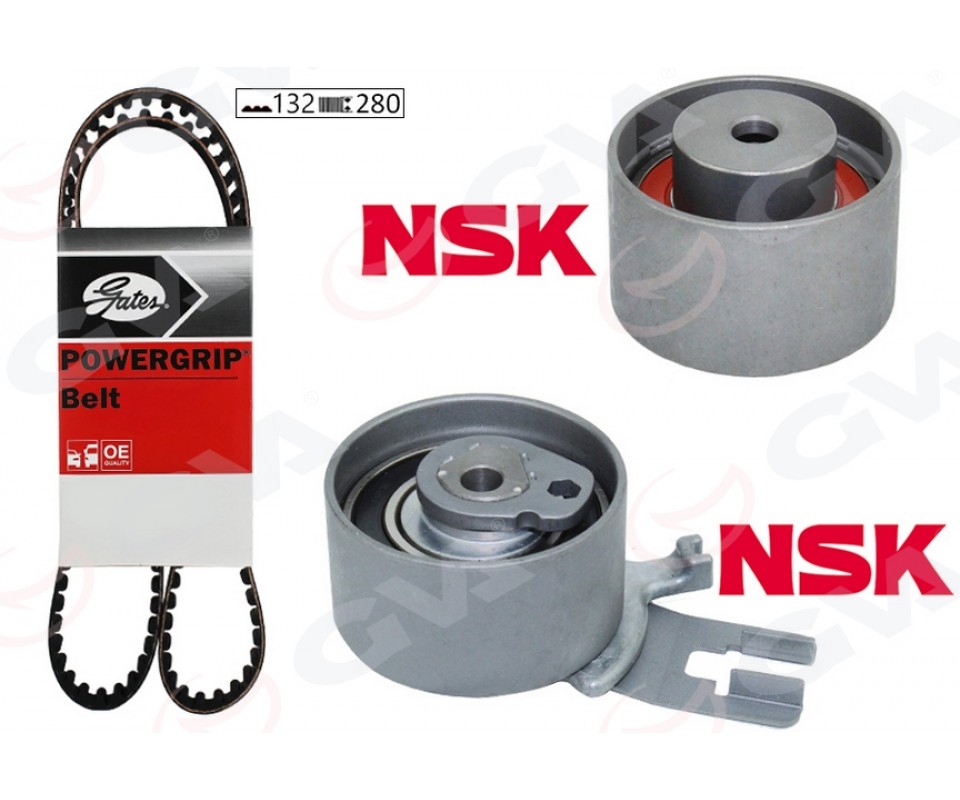 EKSANTRİK GERGİ KİTİ 132x280 VOLVO C30 C70 S60 S80 V70 > XC60 XC70 XC90 2.4TDI 20V