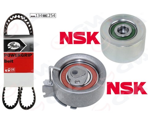 EKSANTRİK GERGİ KİTİ 134x254 P206-307-PARTNER-BERLINGO-C3-XSARA 1.6 16V NFU TU5JP4 K015581XS