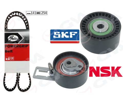 EKSANTRİK GERGİ KİTİ 141 DİŞ P207--P208-P301-P308-P508-P2008-P3008-P5008 08> PARTNER-BERLINGO-RIFT ER-JUMPY-C5-C4-DS4-C3-DS3-DS5-C-ELYSEE 1.6 HDI DV6C DV6DTED- FOCUS III 1.6 TDCİ 11>COURİER 1.5 TDCİ