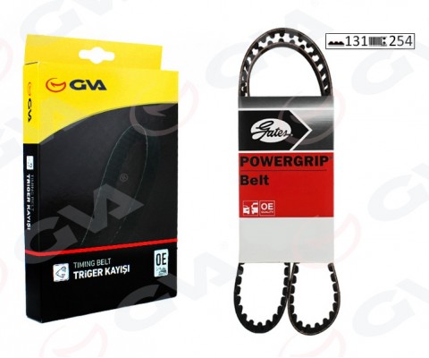 TRİGER KAYIŞI 131x254 FORD ESCORT-FIESTA-MONDEO 1.6-1.8 16V 93-00