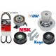 DEVİRDAİMLİ EKSANTRİK GERGİ KİTİ ASTRA G-CORSA C-VECTRA C-MERIVA A-ZAFIRA A 1.4-1.6-1.8 16V Z16-14XE