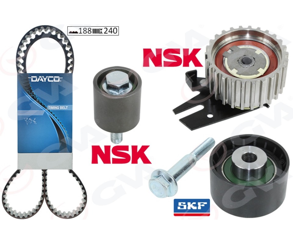 EKSANTRİK GERGİ KİTİ 188 DİŞ 24 MM FIAT EGEA 21> ALFA ROMEO TONALE 21> JEEP RENEGADE 21> 1.6D MTJ EURO 6