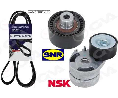 ALTERNATÖR GERGİ KİTİ KÜTÜKLÜ P206-XSARA 1.4HDİ-P407-BERLINGO-C5- 1.6 HDİ KLİMALI K026PK1708