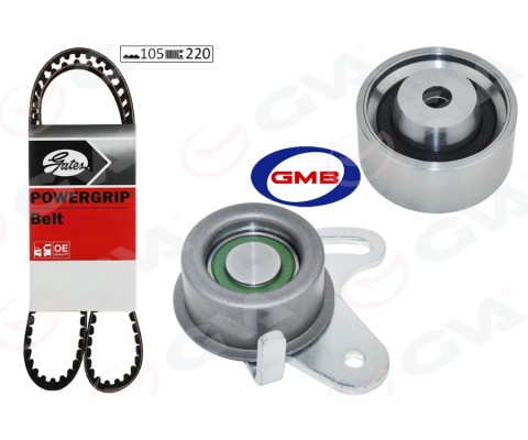 TRİGER KAYIŞ SETİ HYUNDAI ACCENT ADMIRE ERA 1.5L G4EB 01-> 1.4L 1.6L G4ED G4EE 01-10 / GETZ 1.4L 06-10 / MATRIX ELANTRA 1.6L 01-06 / KIA RIO 1.4L 1.6L 06-10 / CERATO 1.6L 04-07 1 KAYIŞ 2 RULMAN