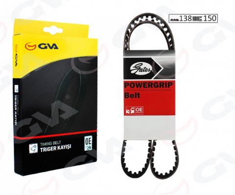 TRİGER KAYIŞI 138x150 FIAT SLX TMPR TİPO UNO 1.6 GD138H8P150