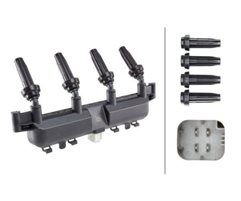 ATEŞLEME BOBİNİ PEUGEOT P206 98>07 P306 93>02 P307 00> P309 89> P406 95> PARTNER 96> BIPPER 08> CITR OEN C2 03>13 C3 03>13 SAXO 96> XSARA 98> BERLINGO 96> NEMO 08> 1.1 8V TU1 1.4 8V TU3 1.6 8V TU5