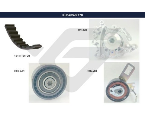 EKSANTRİK GERGİ KİTİ OPEL ASTRA L 21> CORSA F 19> PEUGEOT P2008-P3008 II-P301- P308 II-P5008-P508-EX PERT-PARTNER CITROEN BERLINGO-C3 III-C4-C-ELYSEE-JUMPY III 1.5 TDCI-BlueHDI Euro6 / FOCUS IV 17> C