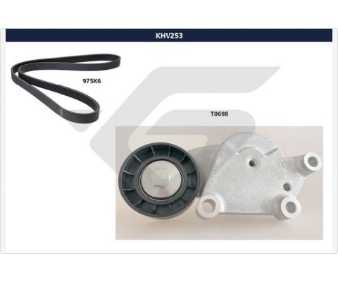 ALTERNATÖR GERGİ KİTİ 6PK975 P207-P308-P3008-P5008-PARTNER-BERLINGO-C3-C4-C5-DS3-DS4 1.4-1.6 HDI