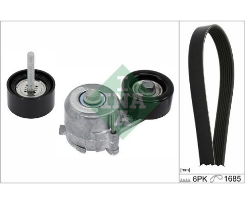 ALTERNATÖR GERGİ KİTİ 6PK1685 KAYIŞ ASTRA J-ASTRA K-INSIGNIA B-ZAFIRA C 1.6 A16XHT-A-B16SHL-SHT