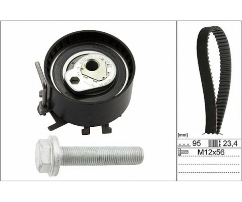 EKSANTRİK GERGİ KİTİ 095x234 CLIO II-III-KANGOO-LOGAN-SANDERO-MODUS 1.2-1.2 16V D4F-D7F K015577XS 1680600QAW