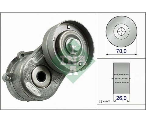 ALTERNATÖR GERGİ RULMANI KÜTÜKLÜ JEEP CHEROKEE-CHRYSLER VOYAGER 2.5-2.8CRD 01> DODGE CARAVAN-NITRO