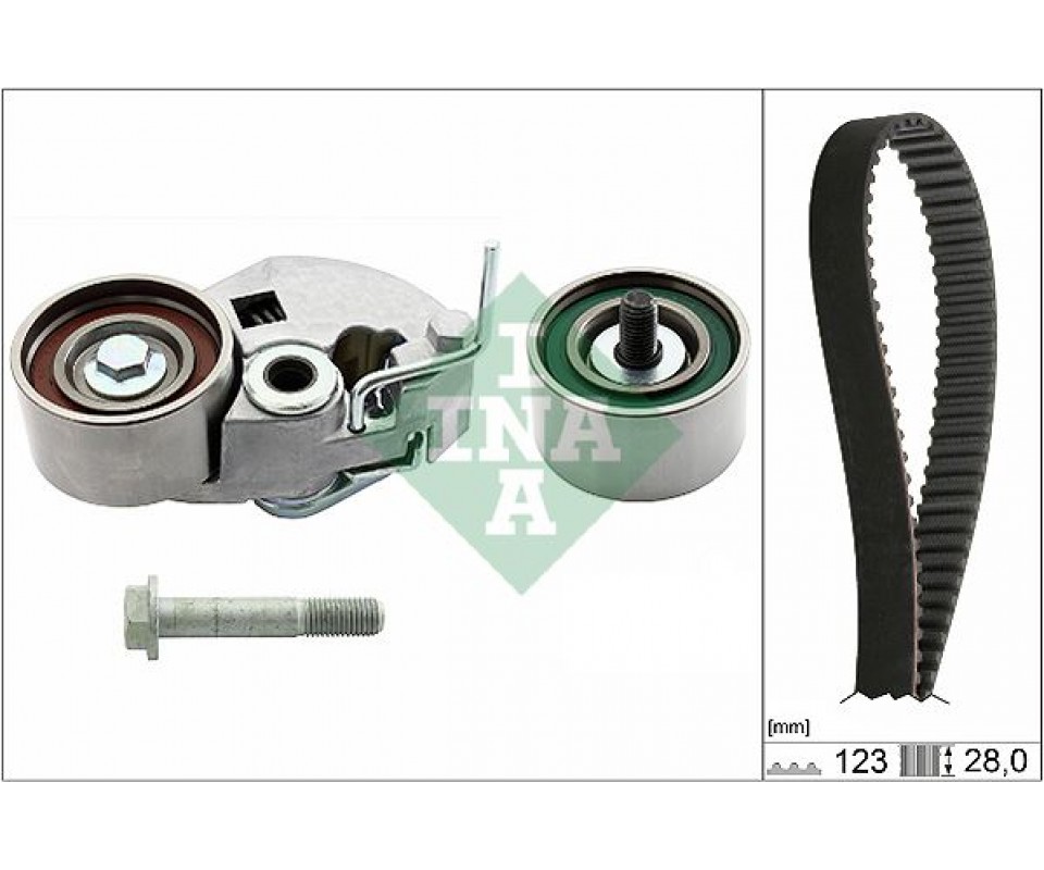 TRİGER KAYIŞ SETİ EKSANTRİK SETİ HYUNDAI ACCENT ADMIRE GETZ 1.5L D3EA 02-05 / TUCSON SANTAFE 2.0L 2.2L D4EA D4EB 04-09 / SONATA 2.0L 06-11 / KIA SPORTAGE 2.0L D4EA 04-10 1 KAYIŞ 2 RULMAN 123x280