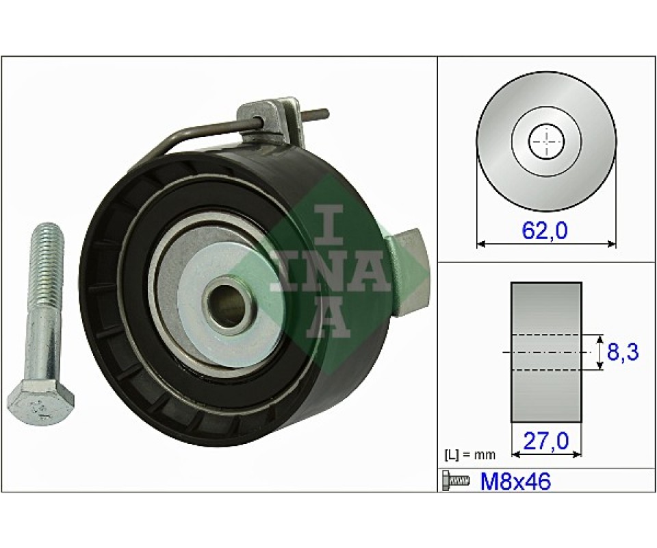 EKSANTRİK GERGİ RULMANI FORD FOCUS-FİESTA 02> 1.25-1.6 ZETEC