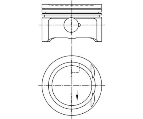 PISTON SEGMAN STD. 90.91mm MERCEDES M111 W202 C208 W210 R170