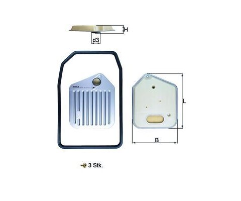 OTOMATIK SANZIMAN YAGI FILTRE SETI BMW E34 E39 E32 E38