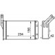 KALORİFER RADYATÖRÜ BERLINGO-PARTNER 96>XANTIA 95-98 XSARA 99-05 306 93-01 234 x157