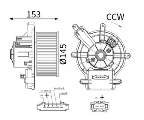 KALORİFER MOTORU PEUGEOT P3008-P5008 BLOWER CITROEN DS5 09>