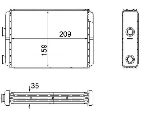 KALORİFER RADYATÖRÜ DOBLO 01>PUNTO 01>IDEA 04> AC KLİMASIZ 209x159