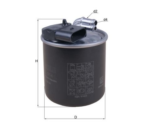 YAKIT FILTRESI MERCEDES OM651 W639 W447 W470 B906 B907 B910